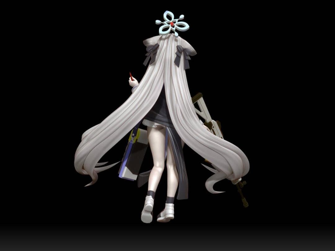 春原ココナ　ブルアカ　梅花園　25ｃｍ　未塗装未組立　ガレキ　ブルーアーカイブ