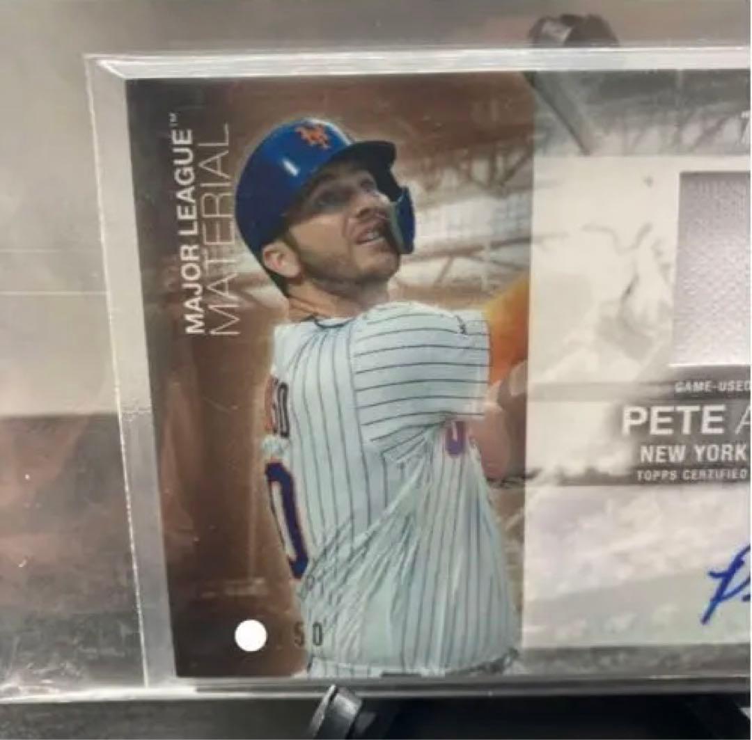 MLB TOPPS 2020 ピート・アロンソ 直筆サインカード 50シリ
