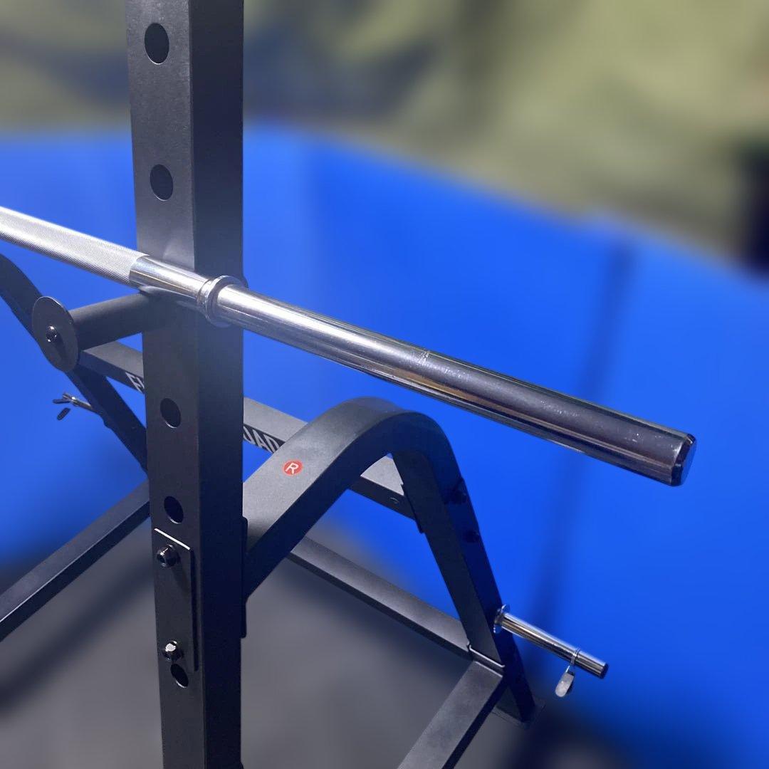 パワーラックとバーベルシャフトセット。ファイティングロード