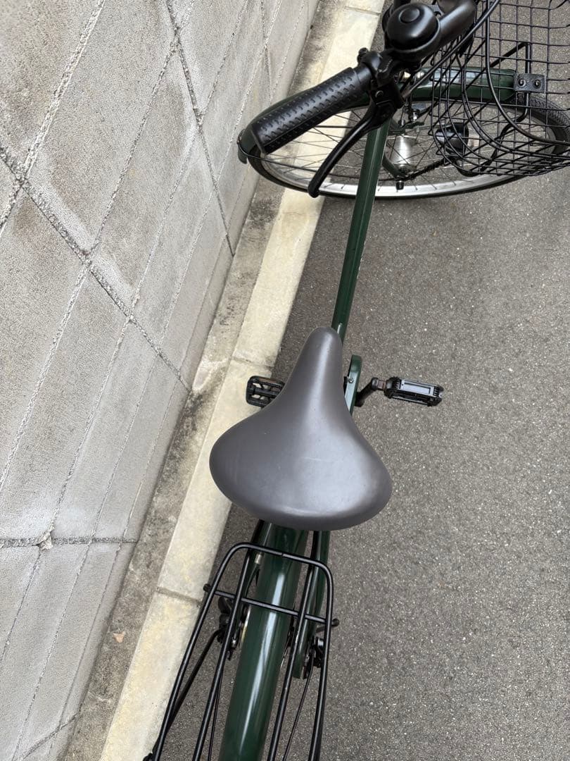 <両タイヤ新品>シティサイクル　green