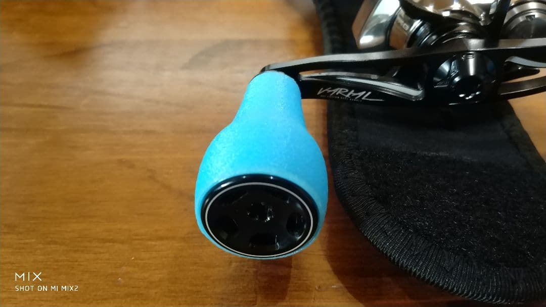 ハンドメイドノブ　TPU樹脂製タイプBM　スカイブルー　2個1セット