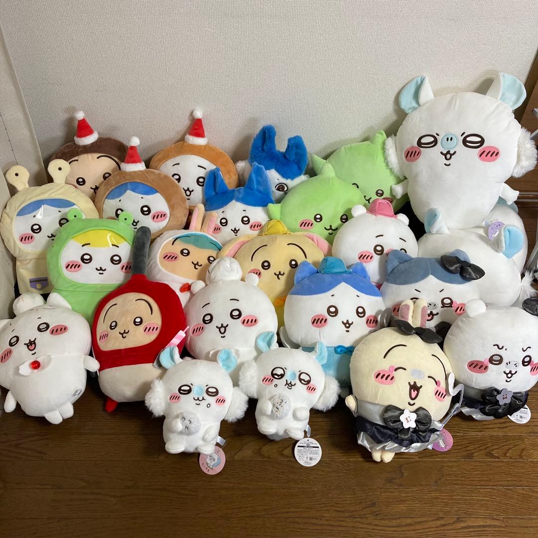 ちいかわ　ぬいぐるみ　まとめ売り23点　ハチワレ　うさぎ　モモンガ　ゴブリン
