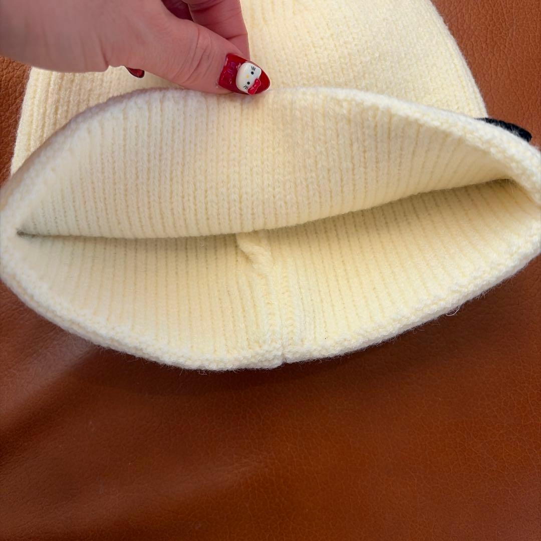 SALE CHANEL ニット帽　ホワイト