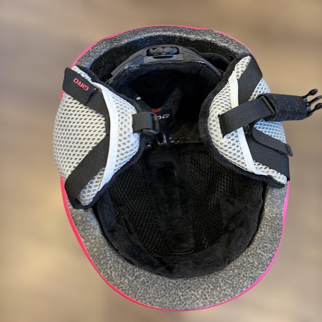 美品GIROキッズSサイズ スキーヘルメット、ゴーグル