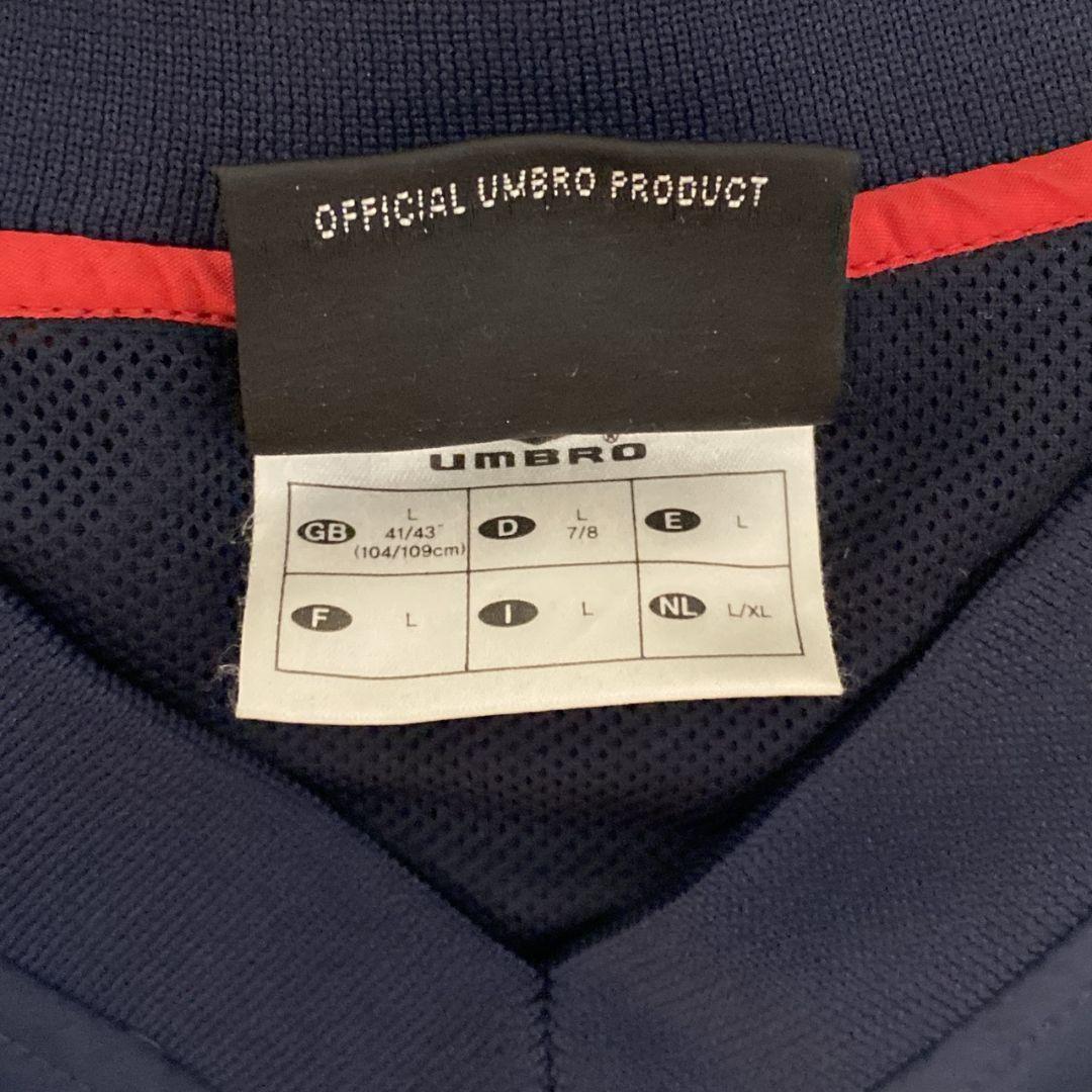 美品 umbro アンブロ イングランド代表 ピステ ナイロンジャケット L