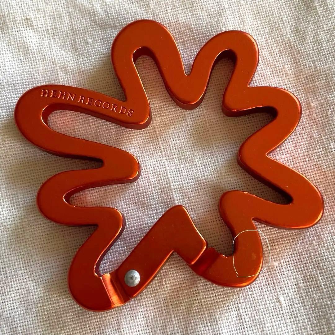 本日限定値下げ！藤井風　花カラビナ　オレンジ