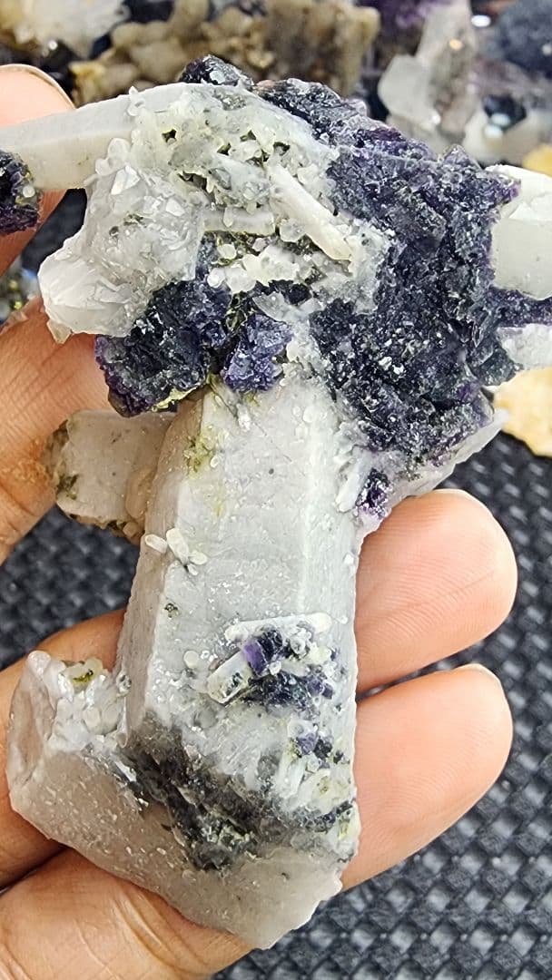 フローライトとセリフォス グリーンクォーツ ☆レア☆クラスター