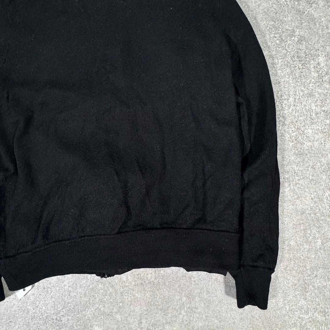 ポロゴルフ　ラルフローレン　ジップアップブルゾン　L ポニー　刺繍　ウール　黒