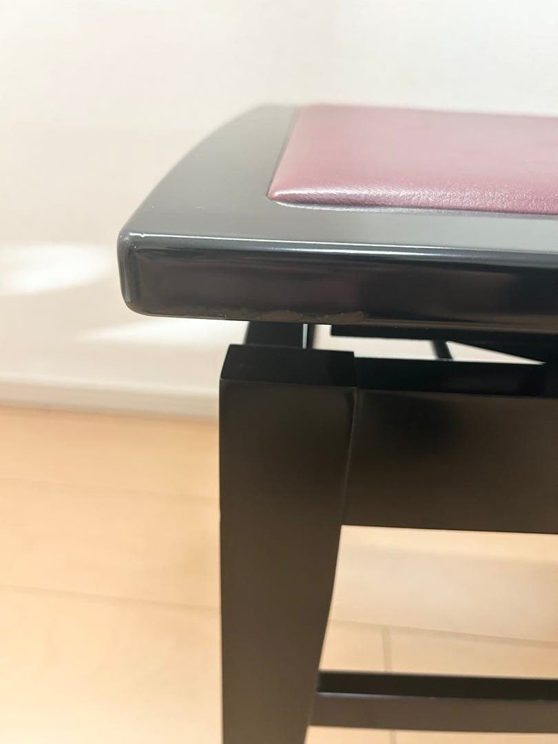 YAMAHA トムソン椅子　黒　アップライトピアノ　グランドピアノ　レトロ