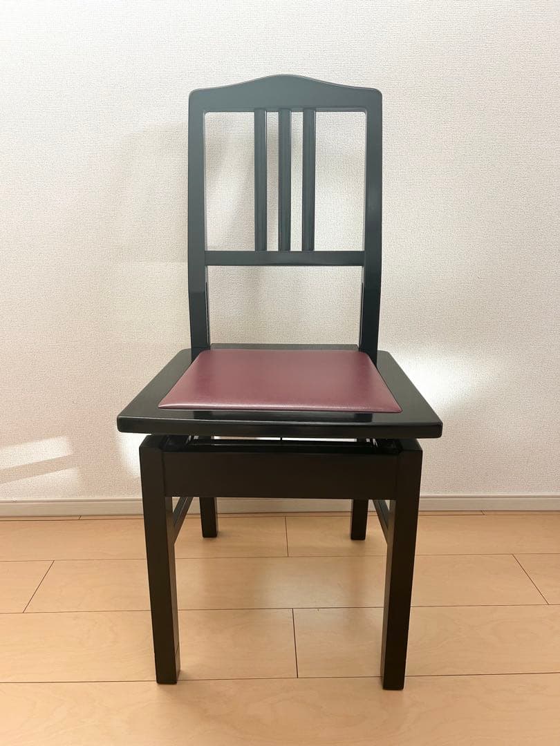 YAMAHA トムソン椅子　黒　アップライトピアノ　グランドピアノ　レトロ