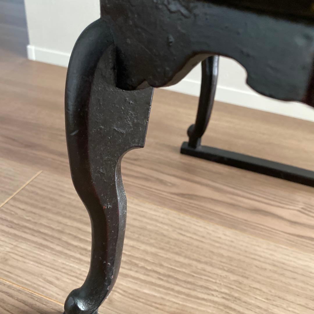 アンティーク骨董　李朝　朝鮮家具　ソバン 小盤　お膳　虎脚　机　花台　飾り台