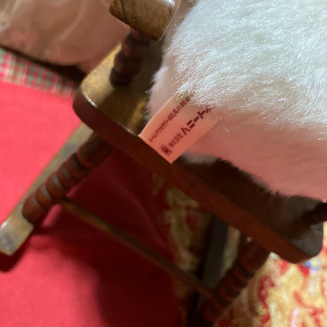 レトロぬいぐるみ　人形　うさぎ　ハニートイズ　モンチッチ 指しゃぶり人形