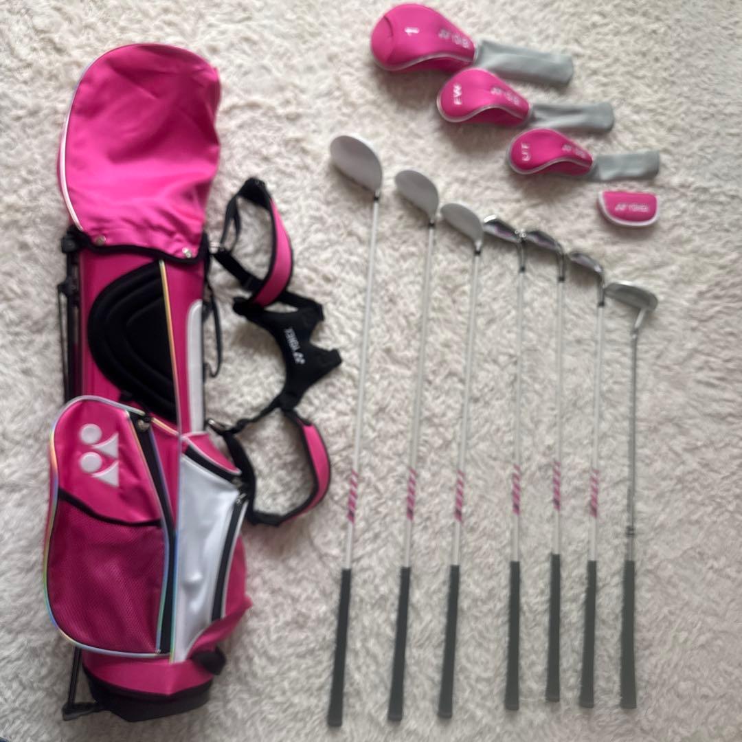 YONEX ジュニア用 ヨネックス ゴルフ J135 ゴルフクラブ 7本セット