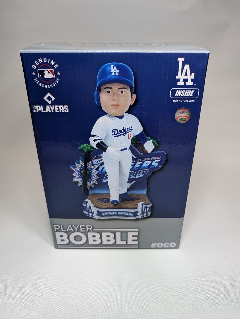 【限定72体】 大谷翔平 ボブルヘッド バットフリップ ドジャース FOCO