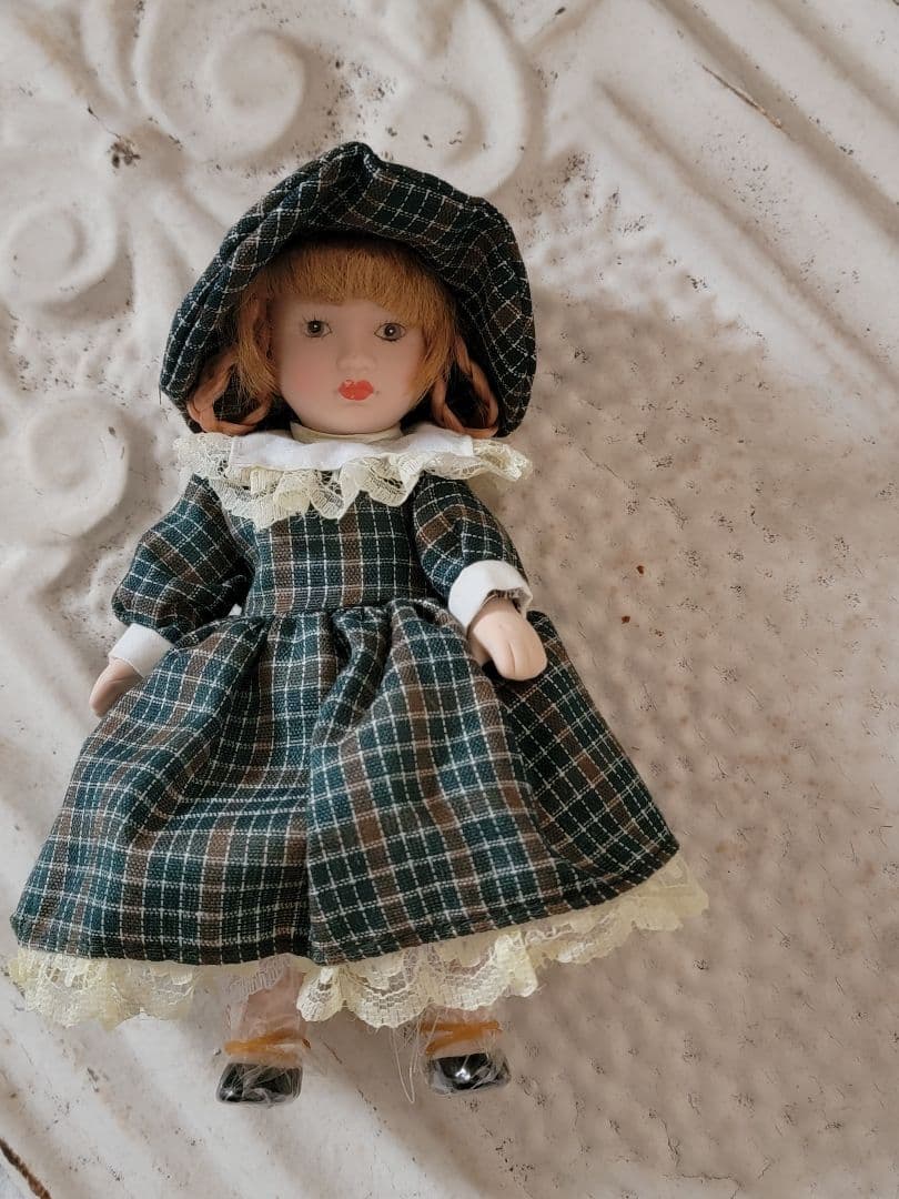 新品未使用　デッドストックヴィンテージ　ビスクドール　ミニョネット　２体セット