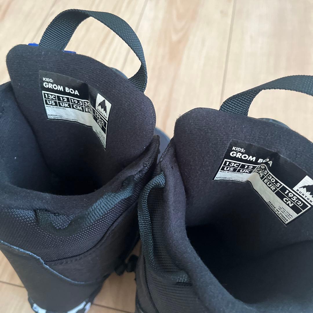 子ども用BURTONスノーボードブーツ19.5