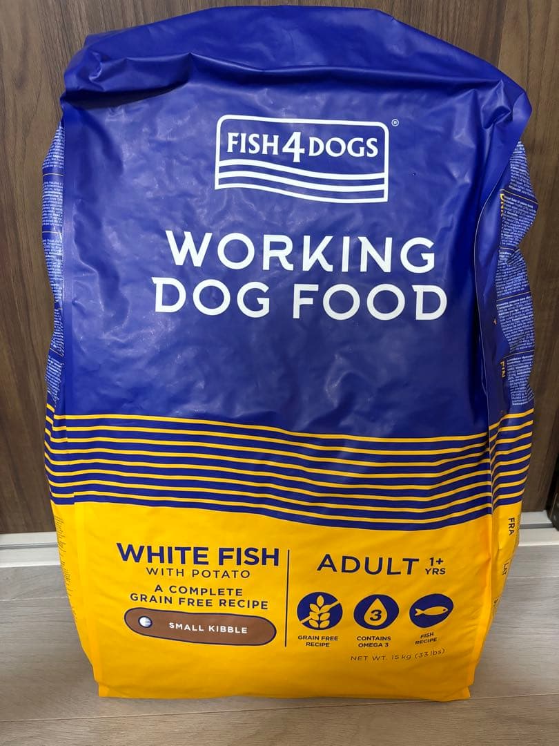 フィッシュ４ドッグ　ホワイトフィッシュ１５キロ