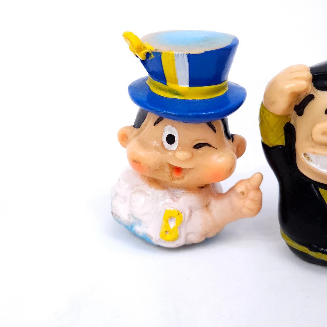 激レア 非売品 かみなり坊や ピッカリ・ビー ソフビ指人形 1970年代 雪印