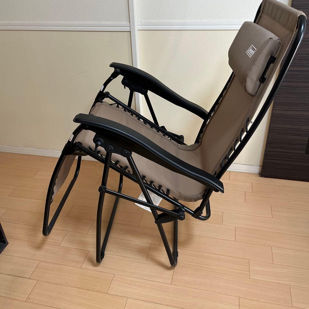 コールマン インフィニティチェア ベージュ ゼログラビティ