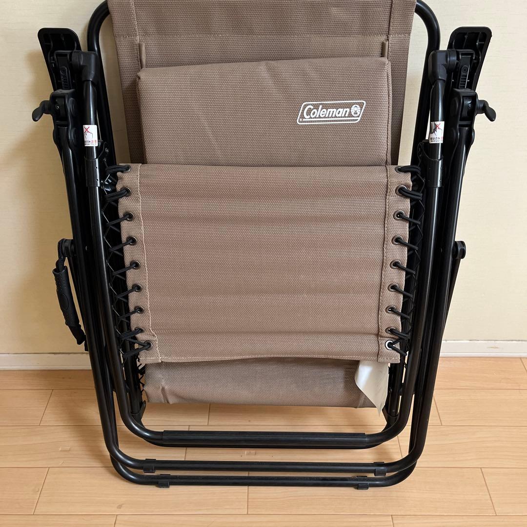 コールマン インフィニティチェア ベージュ ゼログラビティ