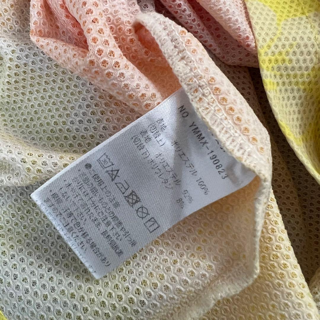 mutaMARINE ムータマリン　ストレッチメッシュ 切替ポロシャツ　スマイル