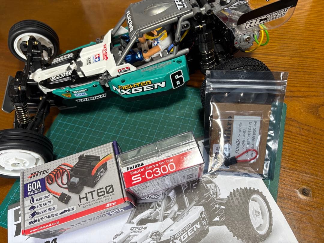 [美品] タミヤ 1/10 RC 2WDバギー ファイター ネクスジェン 完成品