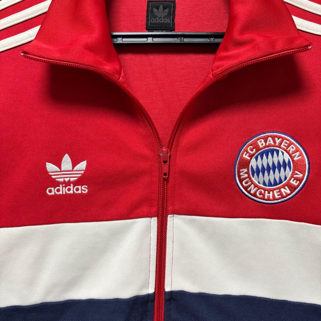 極美品 adidas originals トラックジャケット ブンデスリーガ 赤