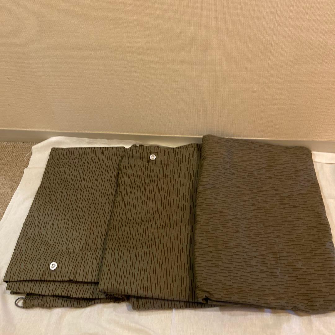 東ドイツ軍幕　３枚　デッドストック品！