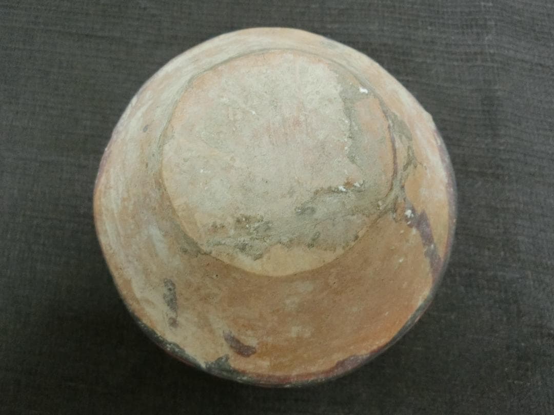 飾って！【アンダーソン　二耳壺　小壺　容器　色彩】★土器　歴史資料　鑑賞オブジェ