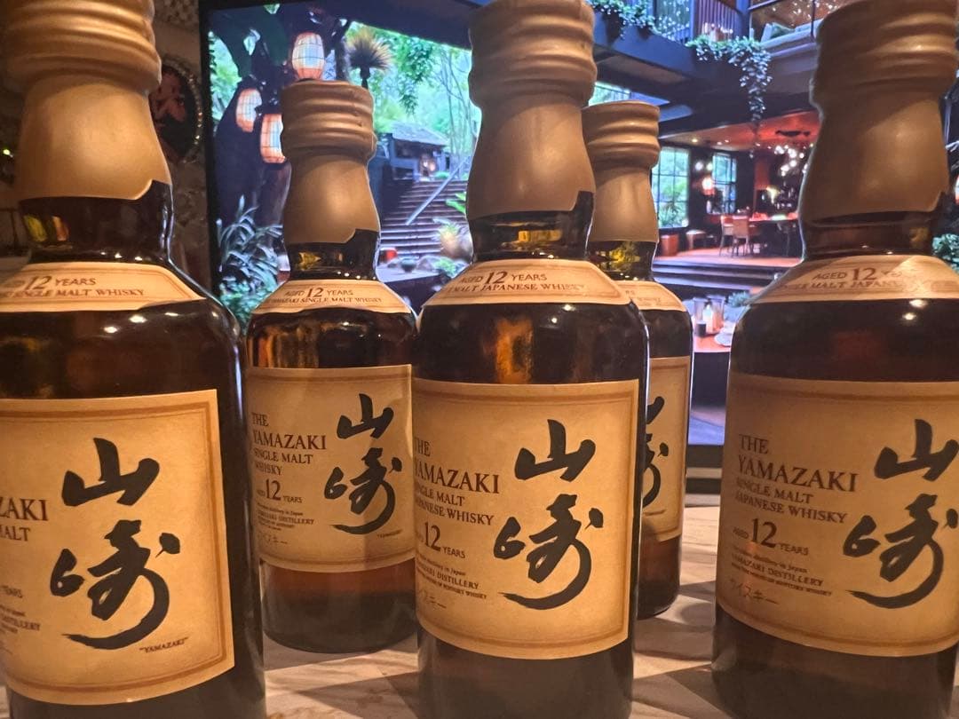 山崎 12年 シングルモルトウイスキー 50ml 10本セット