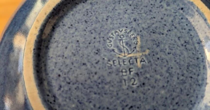 ベルント・フリーベリ　Gustavsberg　グスタフスベリ社　ボウル　青