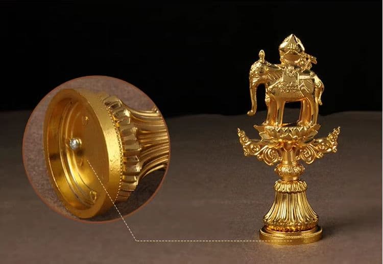 仏教美術 輪王七珍宝 仏具 鎮宅辟邪 開運 風水 招財 置物 工芸品 銅製品