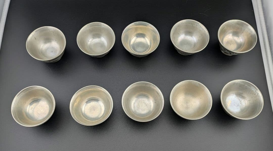 アンテーク本錫　酒器セット