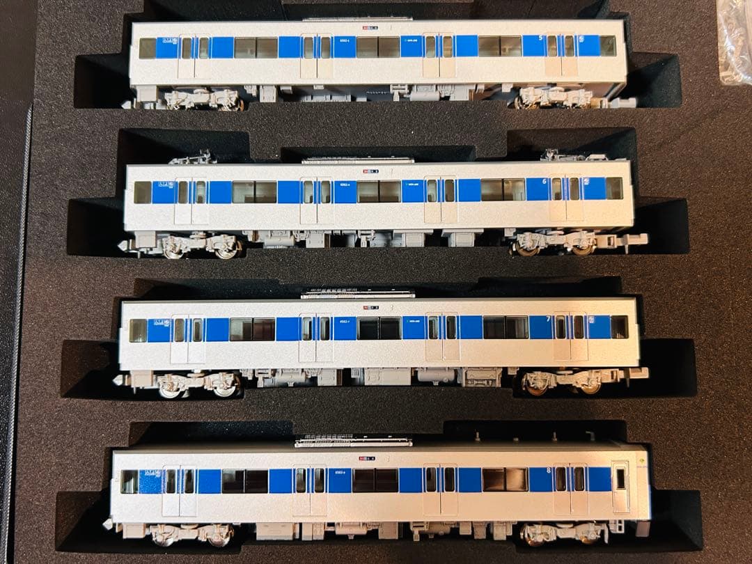 本日迄【Nゲージ】ポポンデッタ 都営6500形三田線 塗油装置搭載車 8両セット