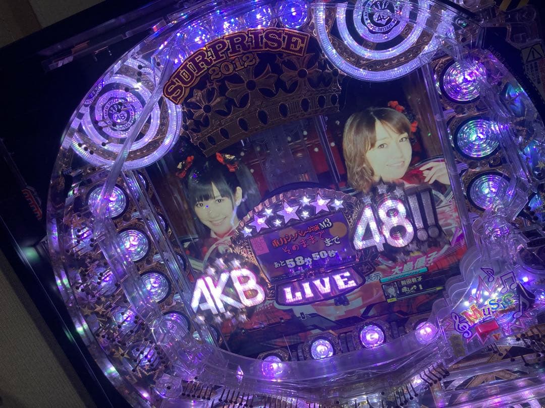 大人気‼︎ 京楽　卓上パチンコ　ぱちんこAKB48 パチンコ機　チームサプライズ