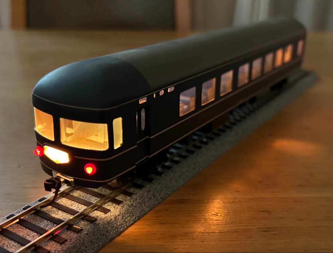 【金属製：内装付】KATSUMI HOゲージ鉄道模型20系ブルートレイン7両組