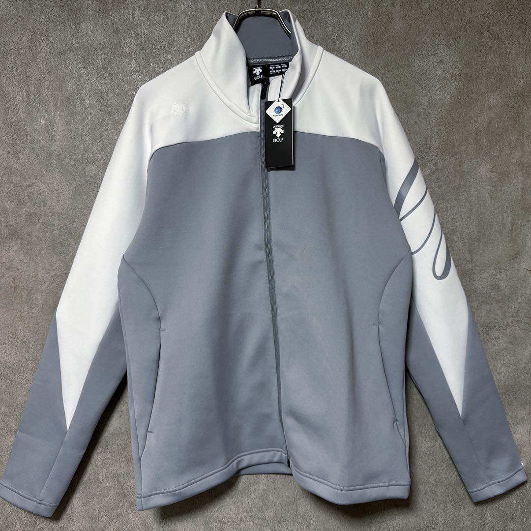 DESCENTE GOLF デサントゴルフ ラバーロゴ フルジップ ジャケット