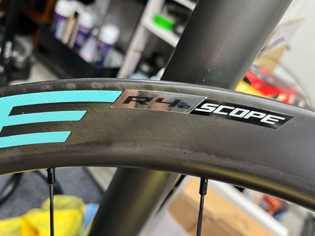 【再値下げ】SCOPE R4Dカーボンホイール前後輪【カスタムデカール】送料無料