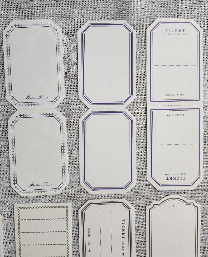 コラージュ素材 ペーパー 紙もの メモ帳 おすそ分け