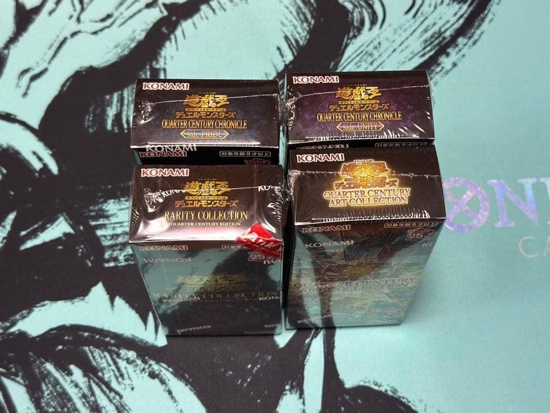【遊戯王】 新品未開封合計4BOX レアコレ、クォーターセンチュリークロニクル