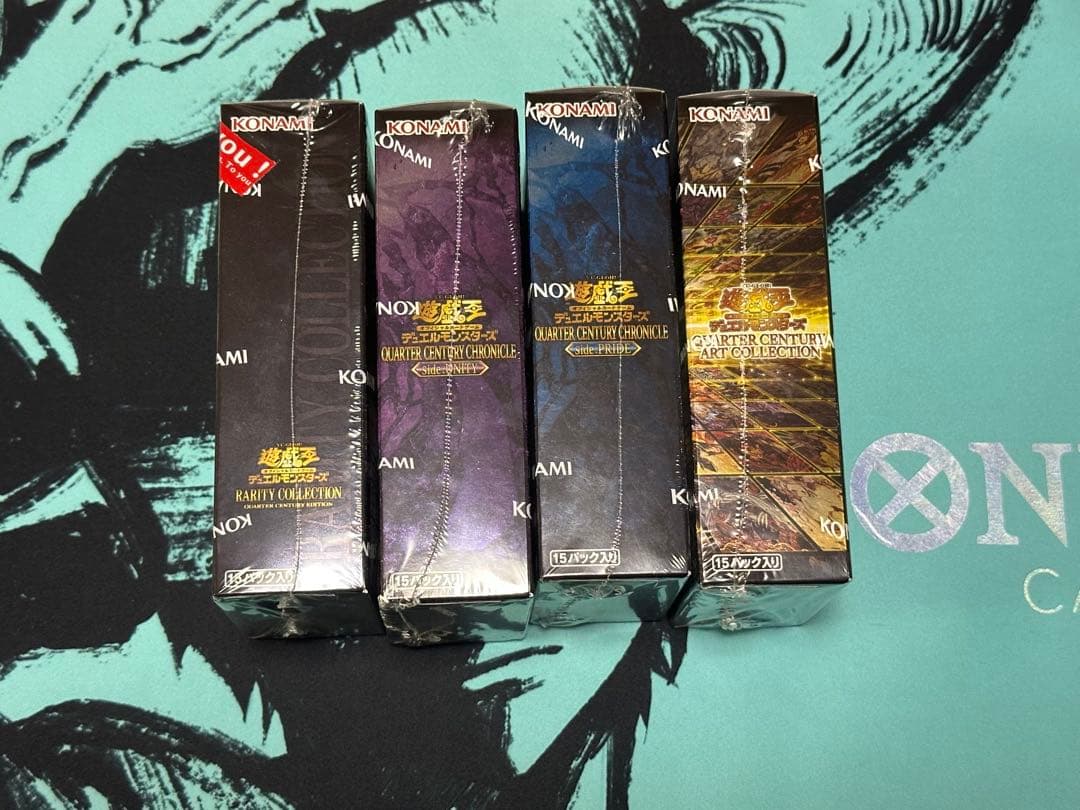 【遊戯王】 新品未開封合計4BOX レアコレ、クォーターセンチュリークロニクル
