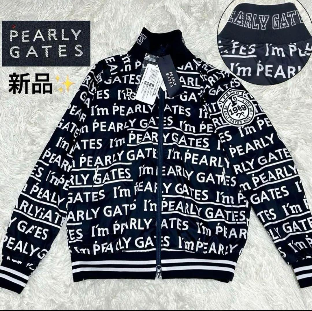 【新品未使用タグ付】⭐️I'm PEARLYGATES総柄 撥水スニードブルゾン⭐️