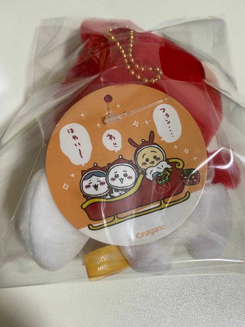 ちいかわ クリスマスだよ！ぷちミニマスコット　うさぎ　正規品　タグ付きぬいぐるみ