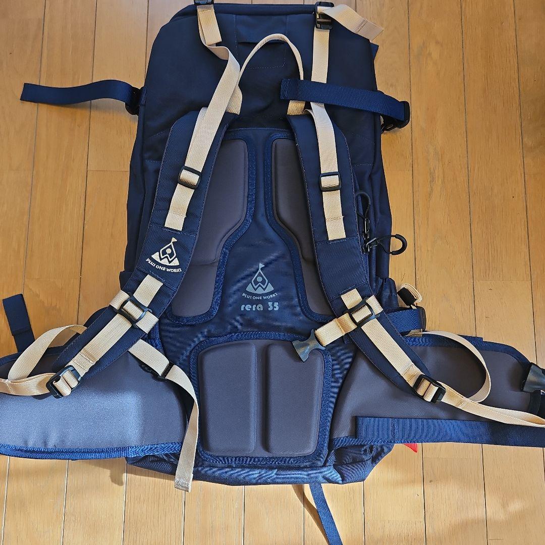 PLUS ONE WORKS RERA 35 NAVY バックパック　ネイビー