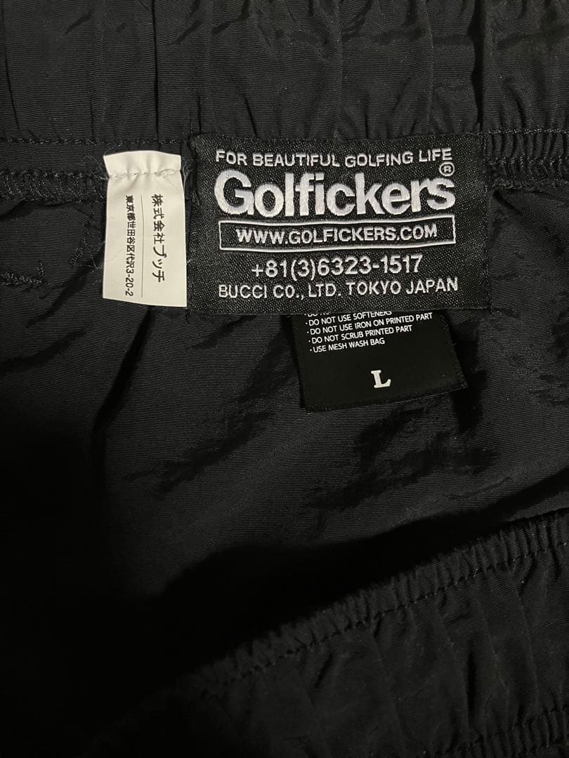 ゴルフィッカーズ Golfickers ゴルフパンツ Lサイズ ブラック