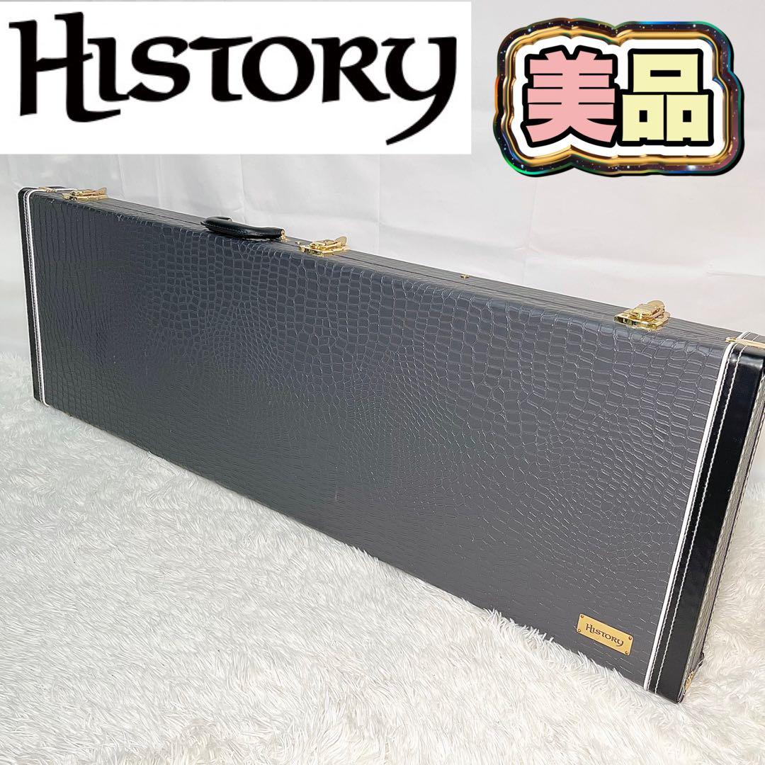 【美品】History 鰐革風 ベース用ハードケース