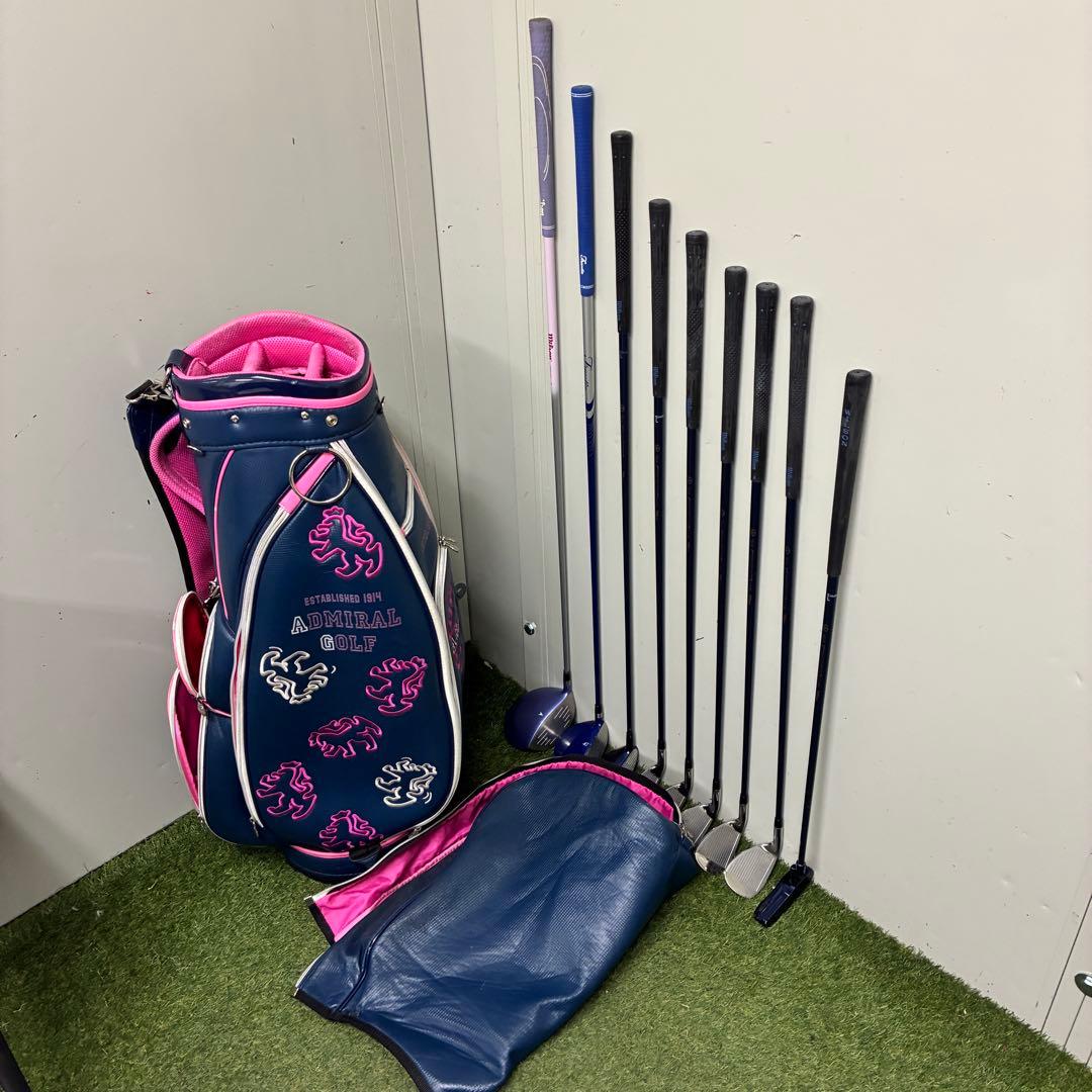 レディースゴルフクラブセット【ADMIRAL】【Wilson】
