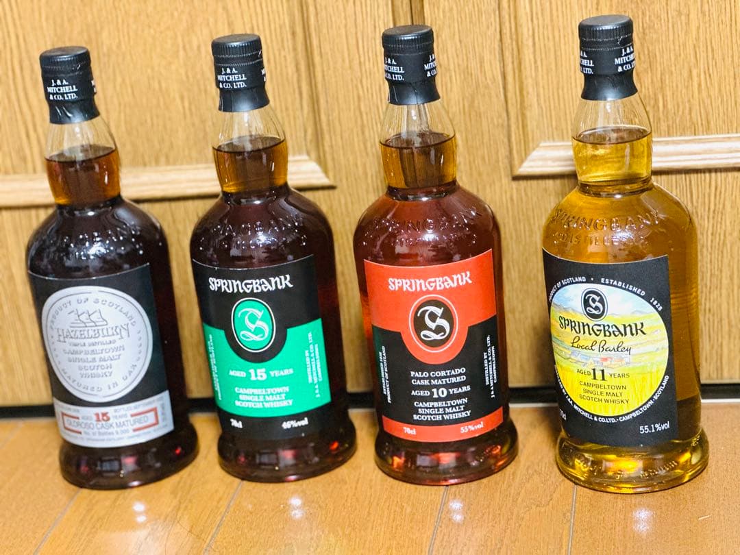 S*N様 スプリングバンク、キャンベルタンクモルト含む4本セット