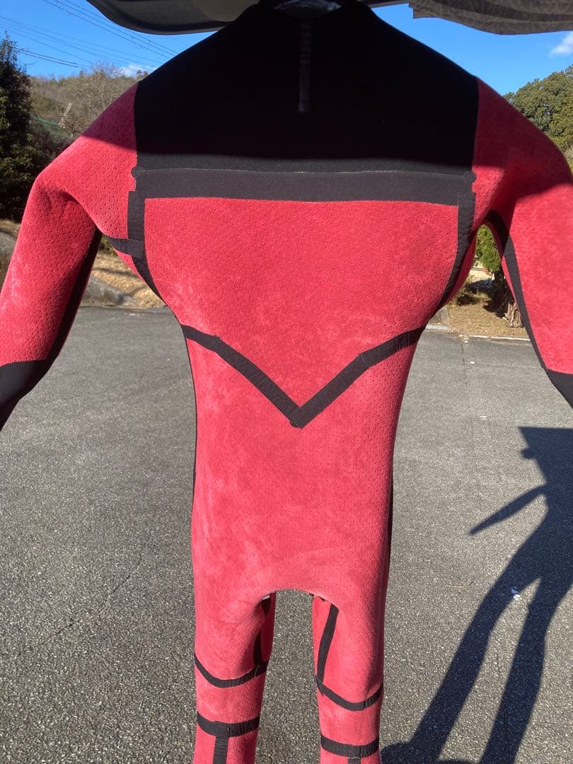 ウェットスーツ 3mmセミドライ ブーツ付き Mサイズ ショートチェストジップ