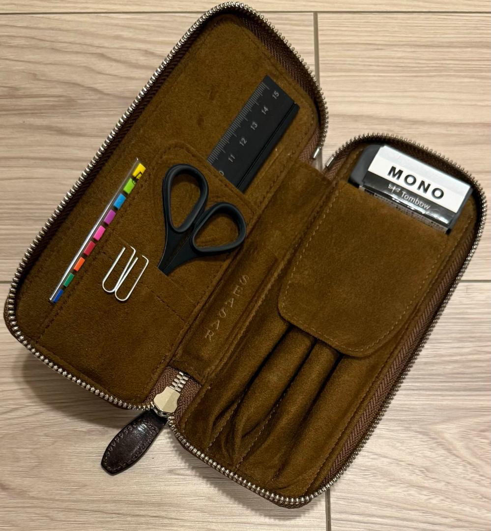 しーさー Duct ペンケース マルゴー カスターニャ 人工経年変化 おまけ付き